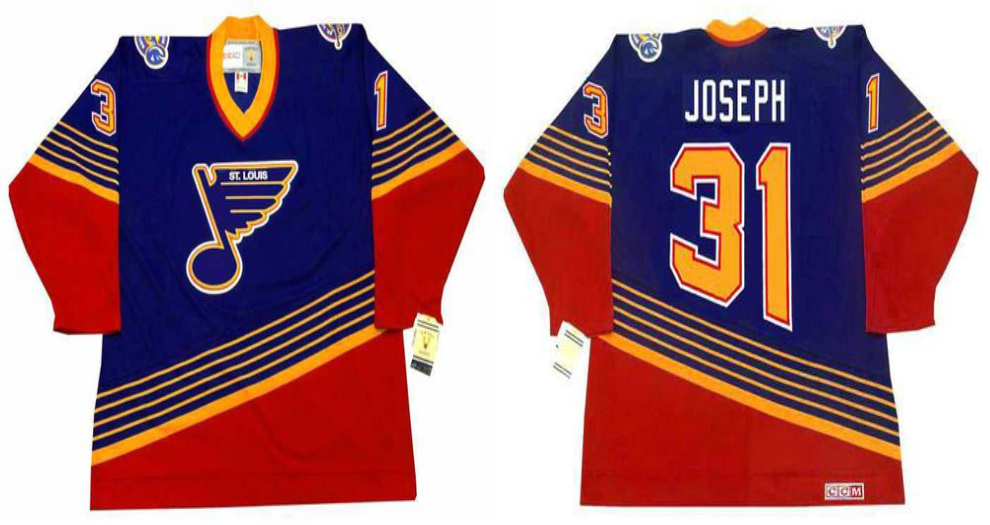 2019 Men St.Louis Blues #31 Joseph blue CCM NHL jerseys